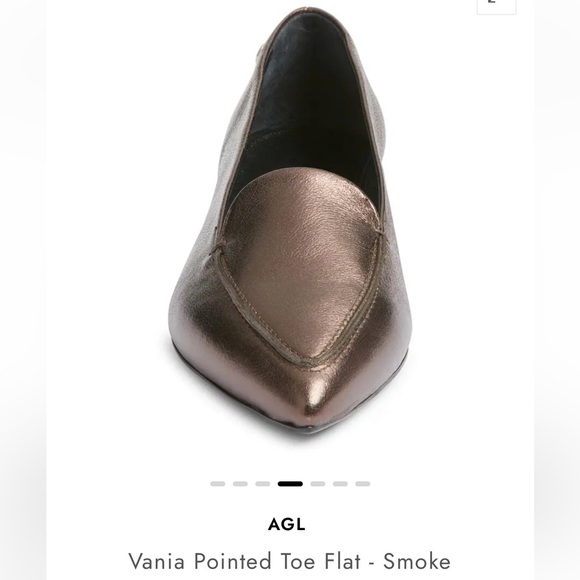 Agl Attilio Giusti Leombruni Vania
Pointed Toe Flat In Smoke size 37 US 7 - Picture 2 of 16